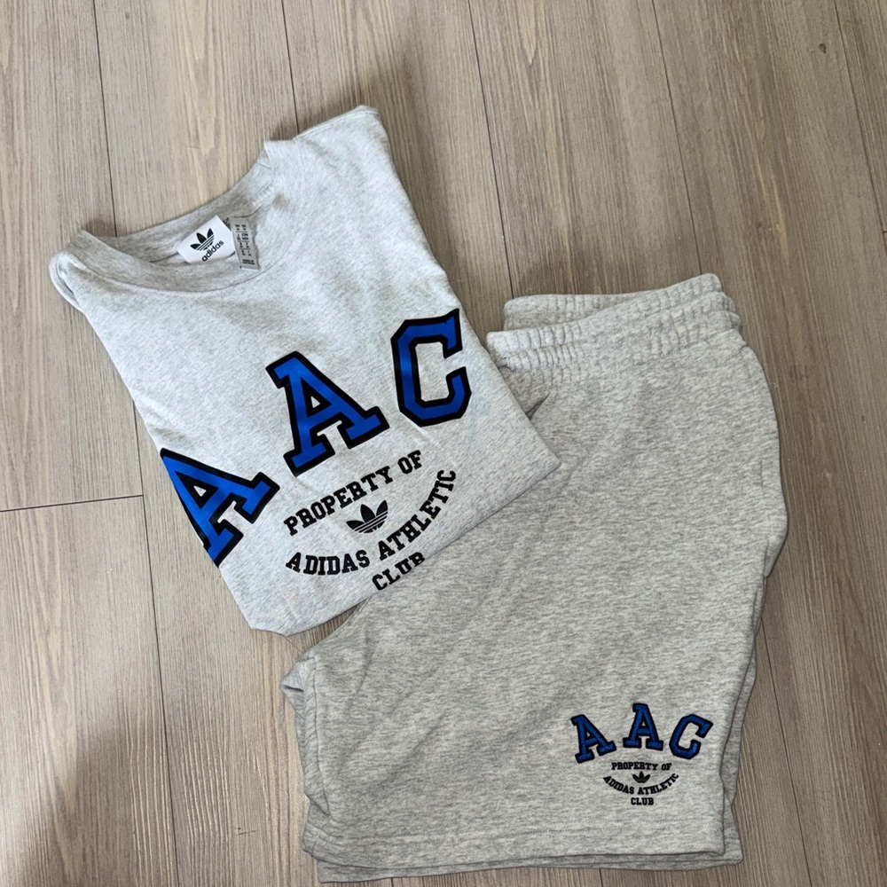 Adidas Men’s Light Gray AAC Athletic matching set
